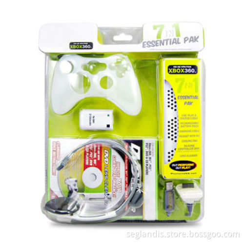 Starter Kit for Xbox 360, Includes Cooler Fan and Headphones and Silicone Sleeve